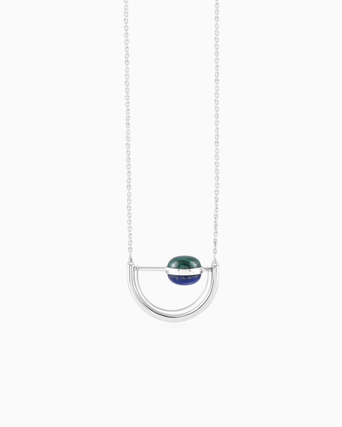 Frosted Two Faced Twilight Necklace 18
