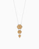 Golden Hexa Star Crust Necklace 18
