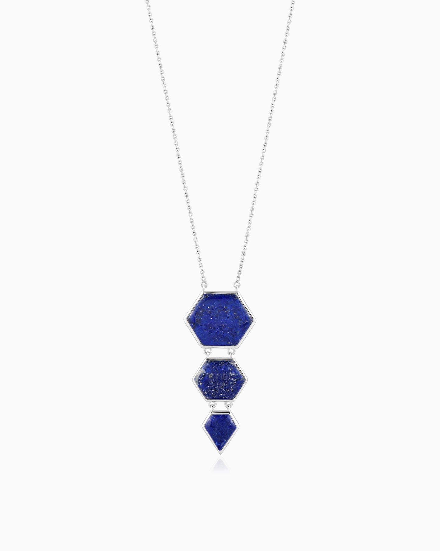 Midnight Runes Etched Necklace 18"