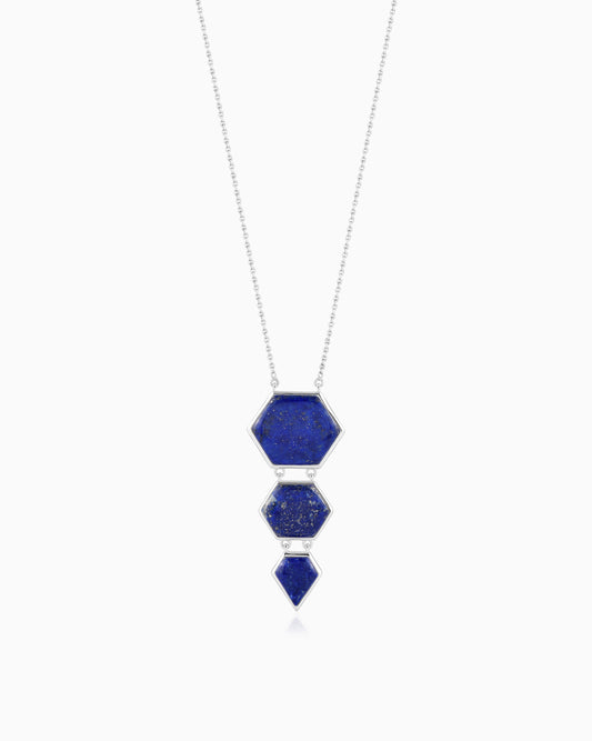 Midnight Runes Etched Necklace 18"