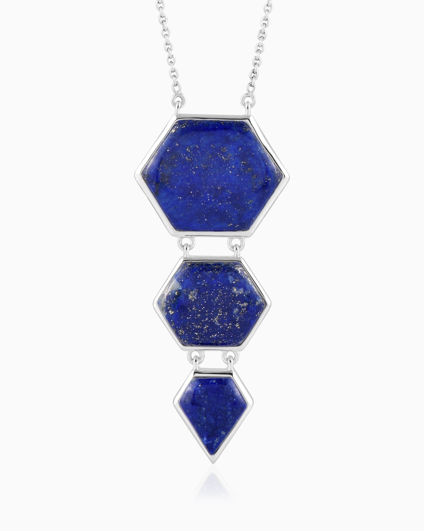 Midnight Runes Etched Necklace 18"