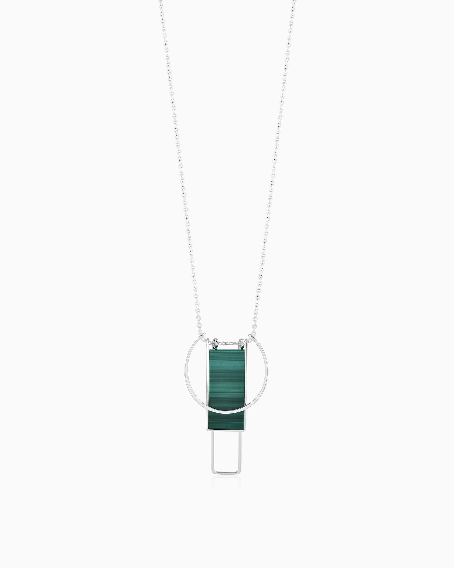 Verdant Quintet Necklace 18"