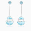 Modern Geometric Drop Earrings