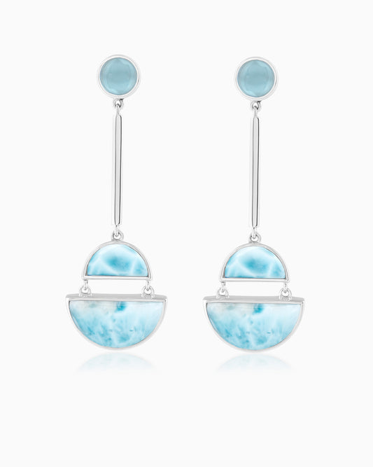 Modern Geometric Drop Earrings