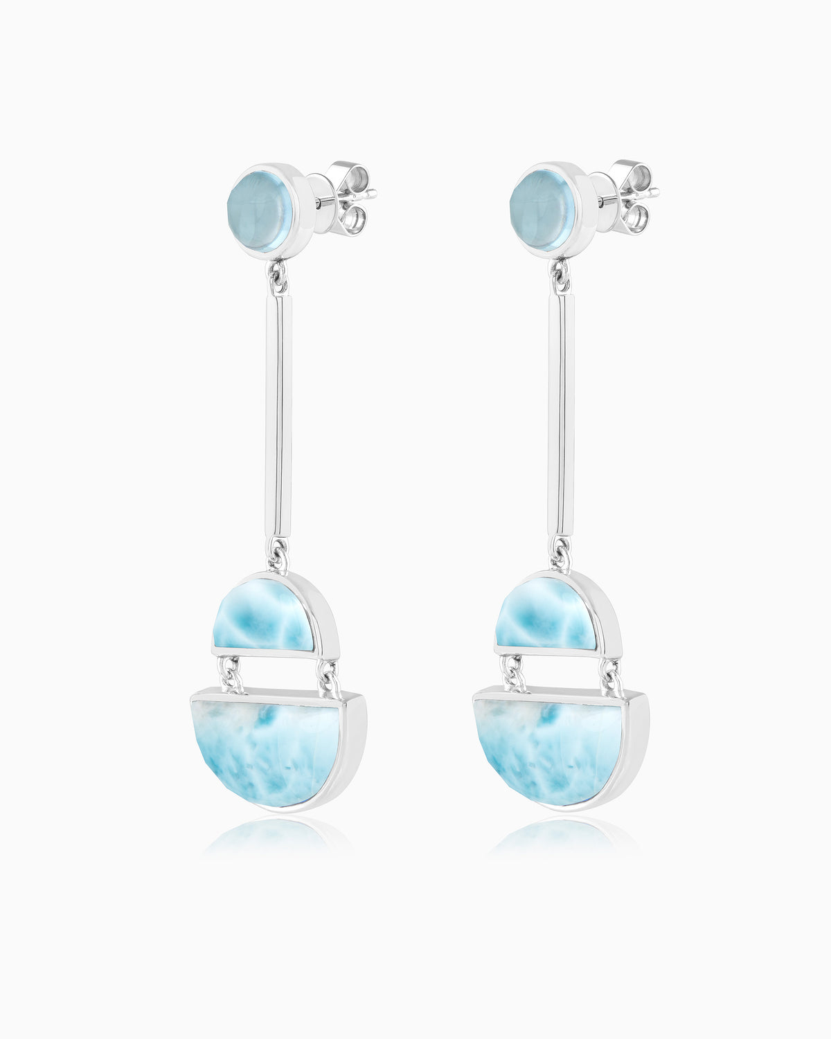 Modern Geometric Drop Earrings