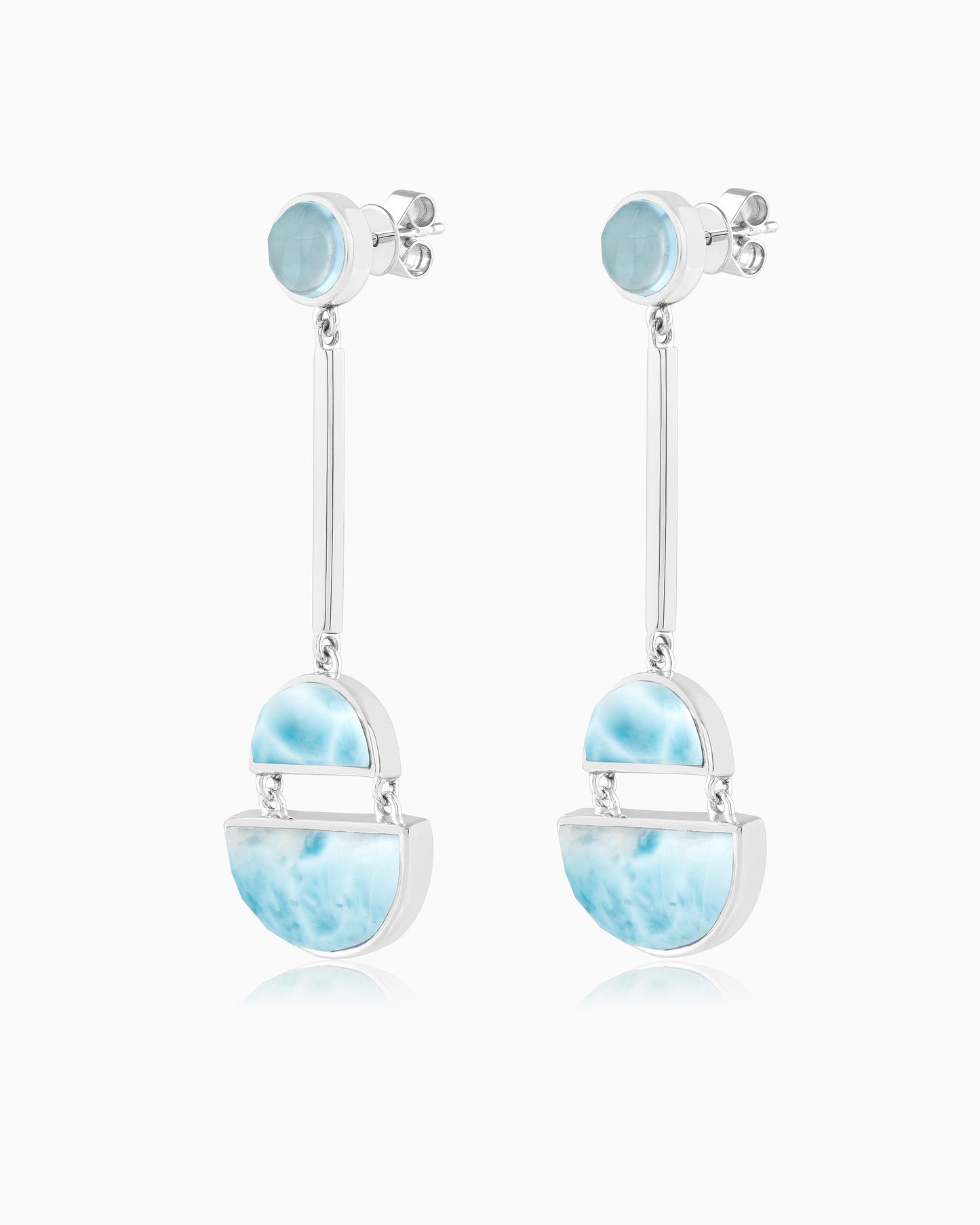 Modern Geometric Drop Earrings