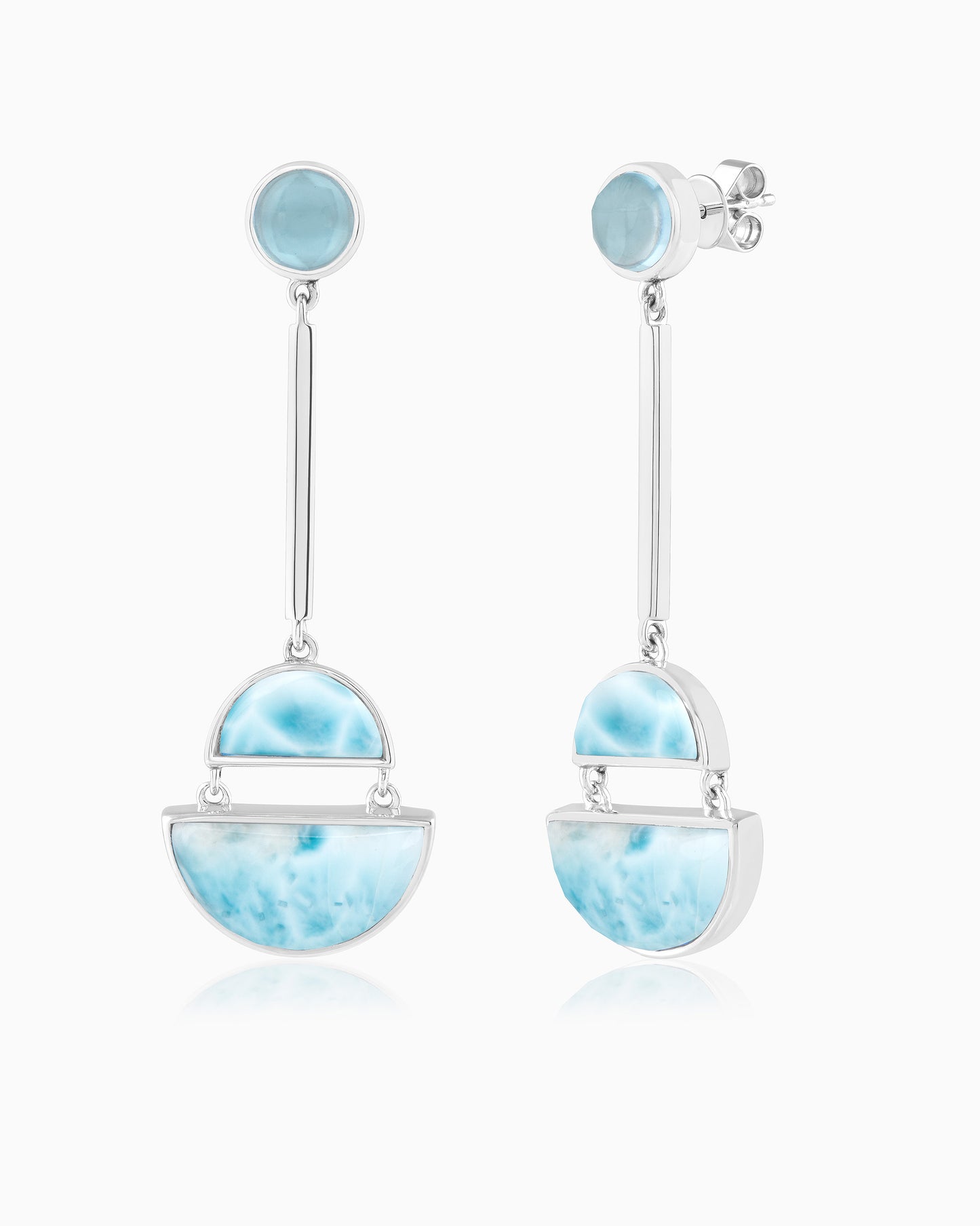 Modern Geometric Drop Earrings