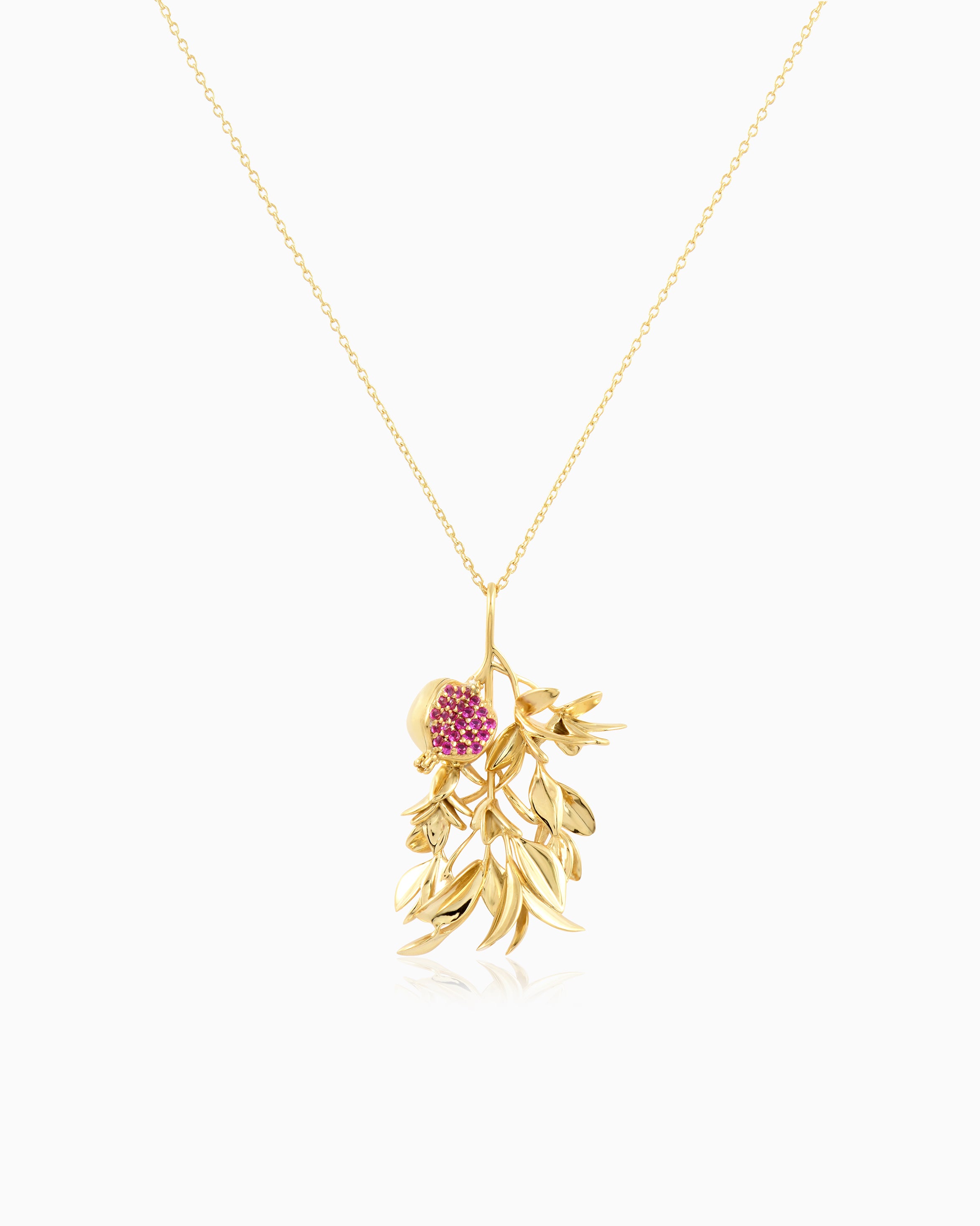 Golden Pomegranate Pendant