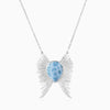 Celestial Winged Larimar Necklace 18