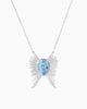 Celestial Winged Larimar Necklace 18