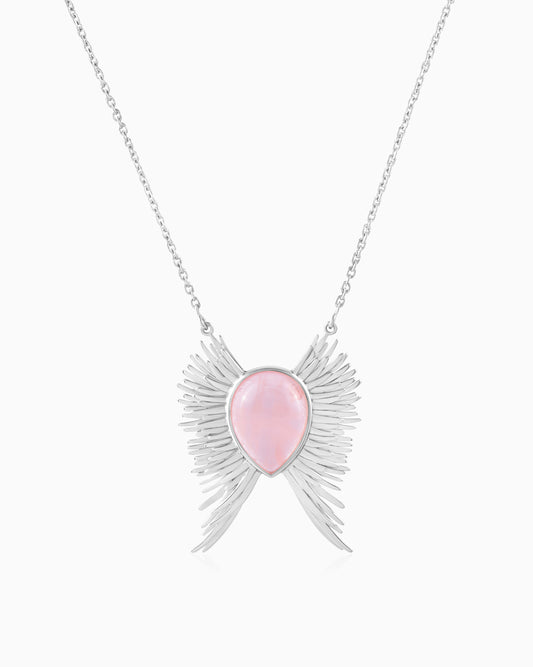 Celestial Dawn Wings Necklace 18"