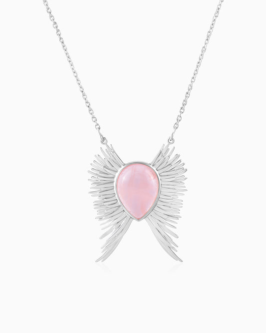 Celestial Dawn Wings Necklace 18"