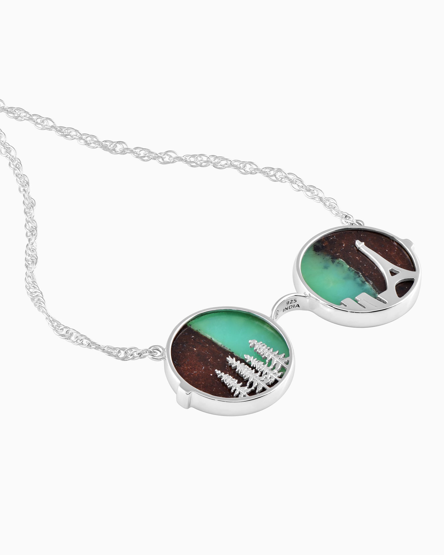 Asphalt bloom Necklace -Chrysomatrix 18"