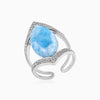 Siberean husky Eye Ring