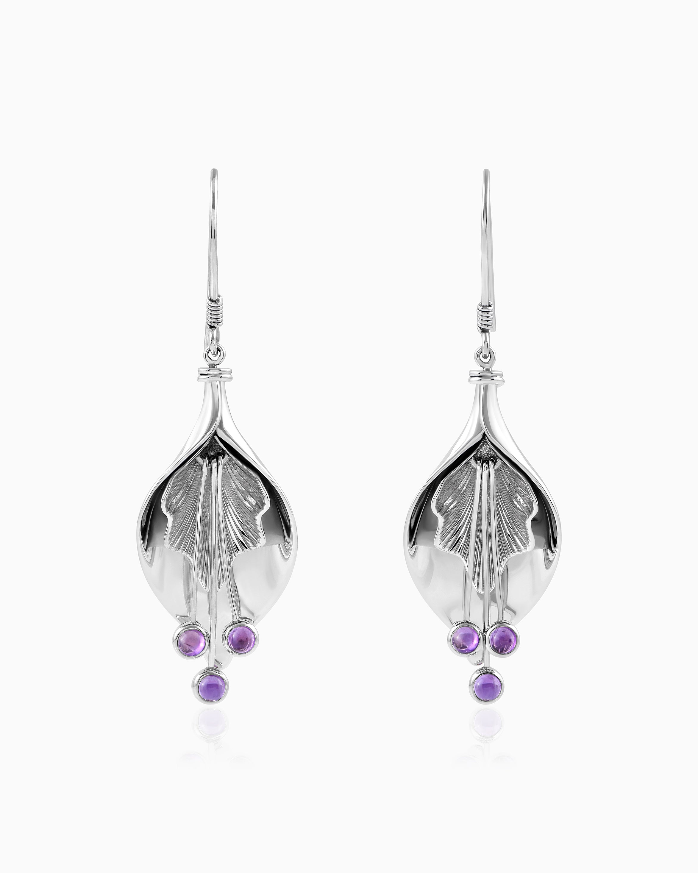 The Solara Amethyst Dusk Earrings