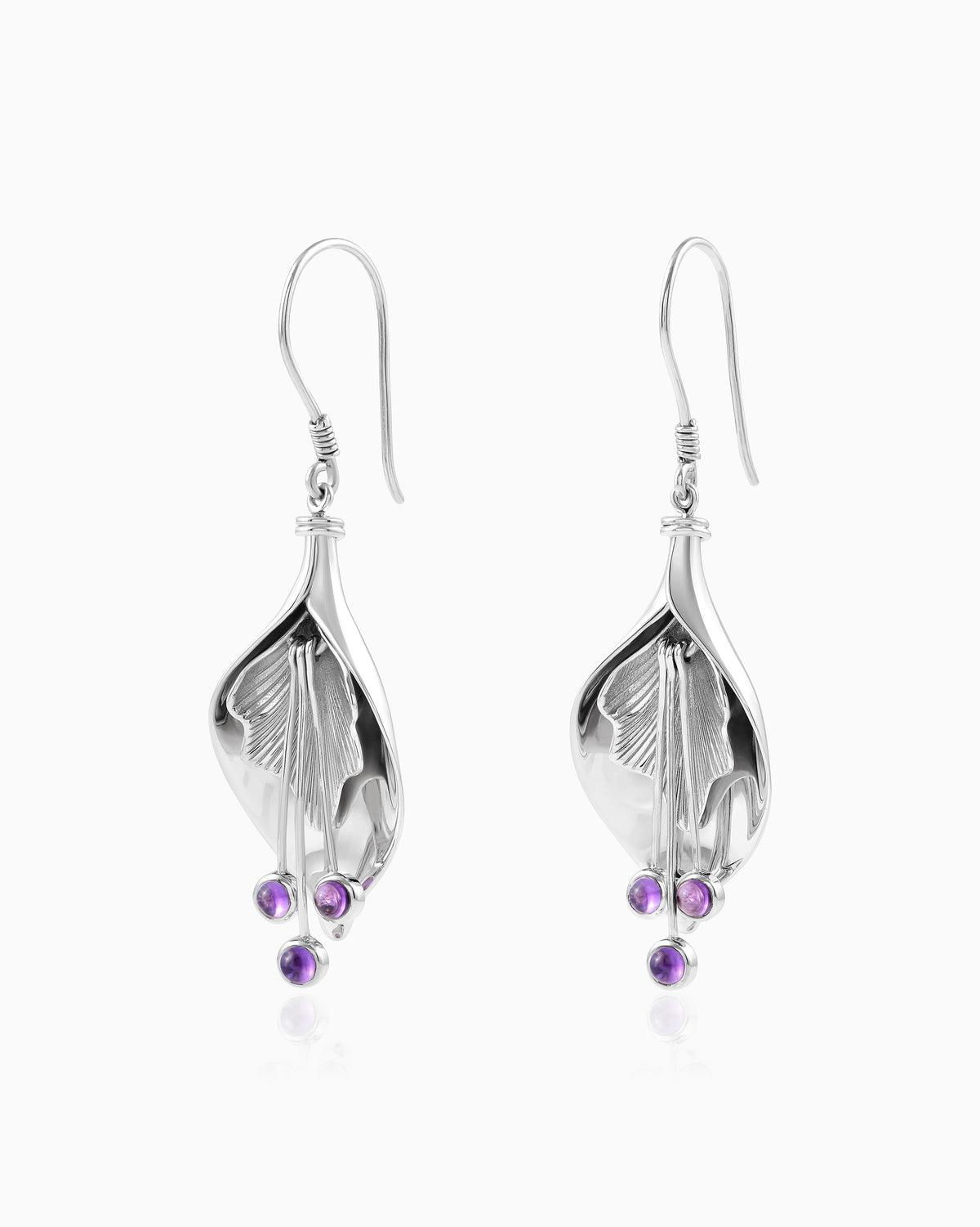 The Solara Amethyst Dusk Earrings