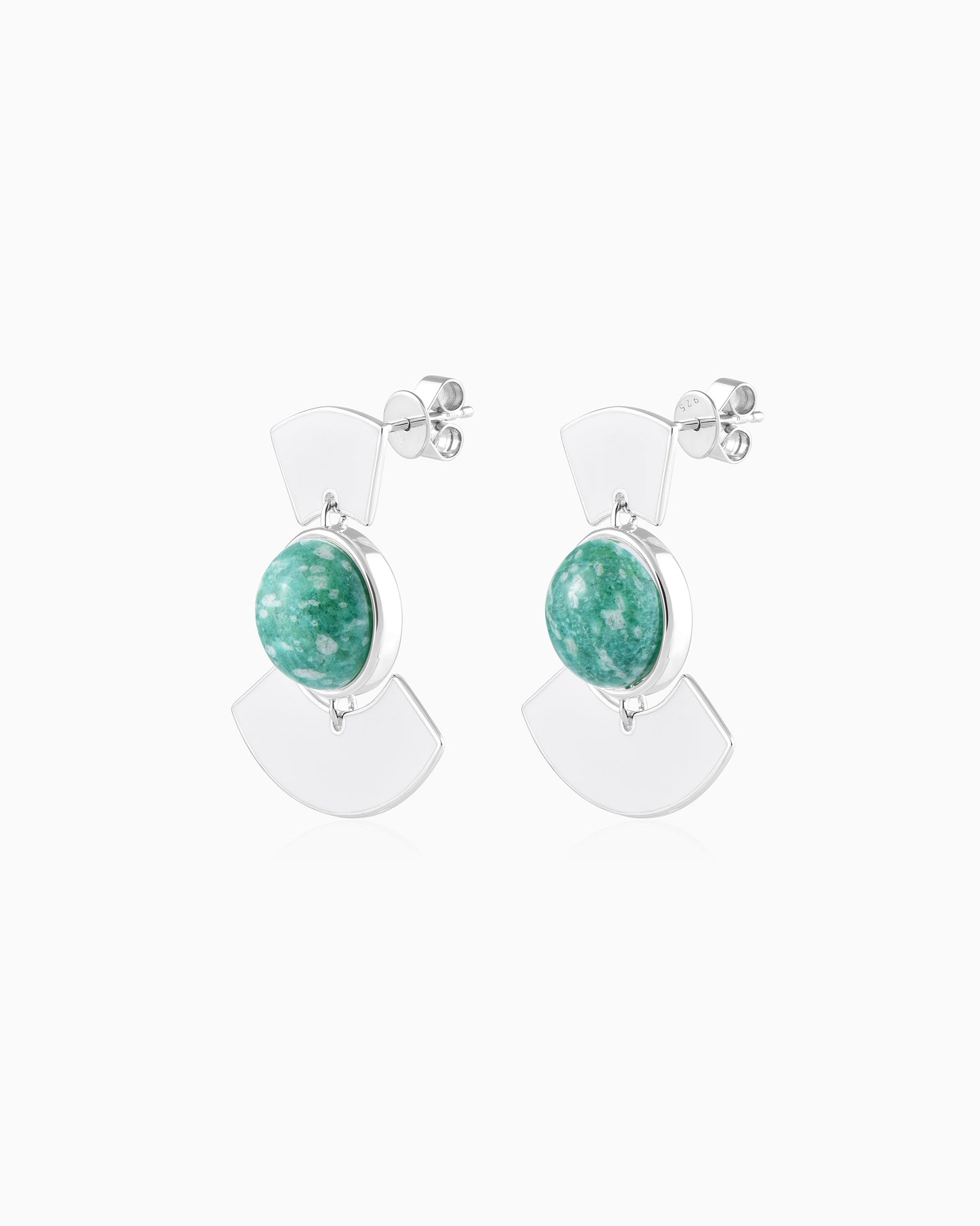Green Flame Beneath Earrings