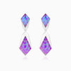 Lavender Rhomb Earrings