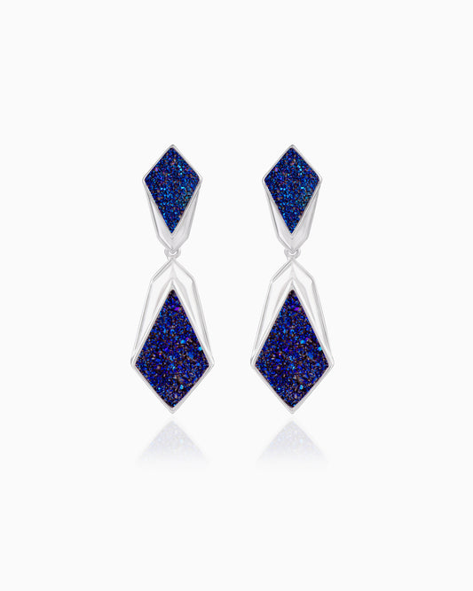 Azure Rhomb Danglers