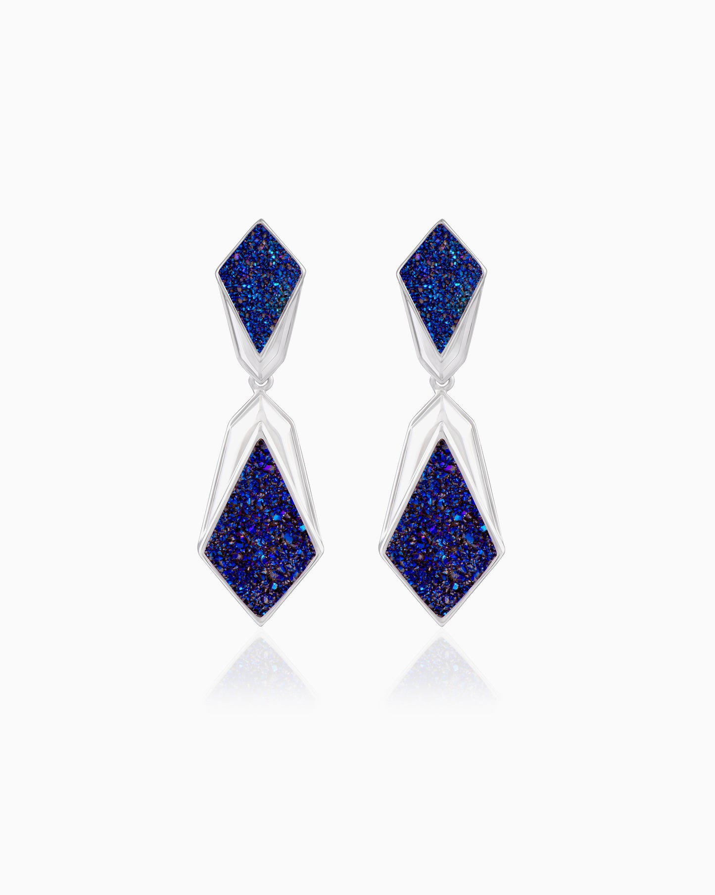 Azure Rhomb Danglers