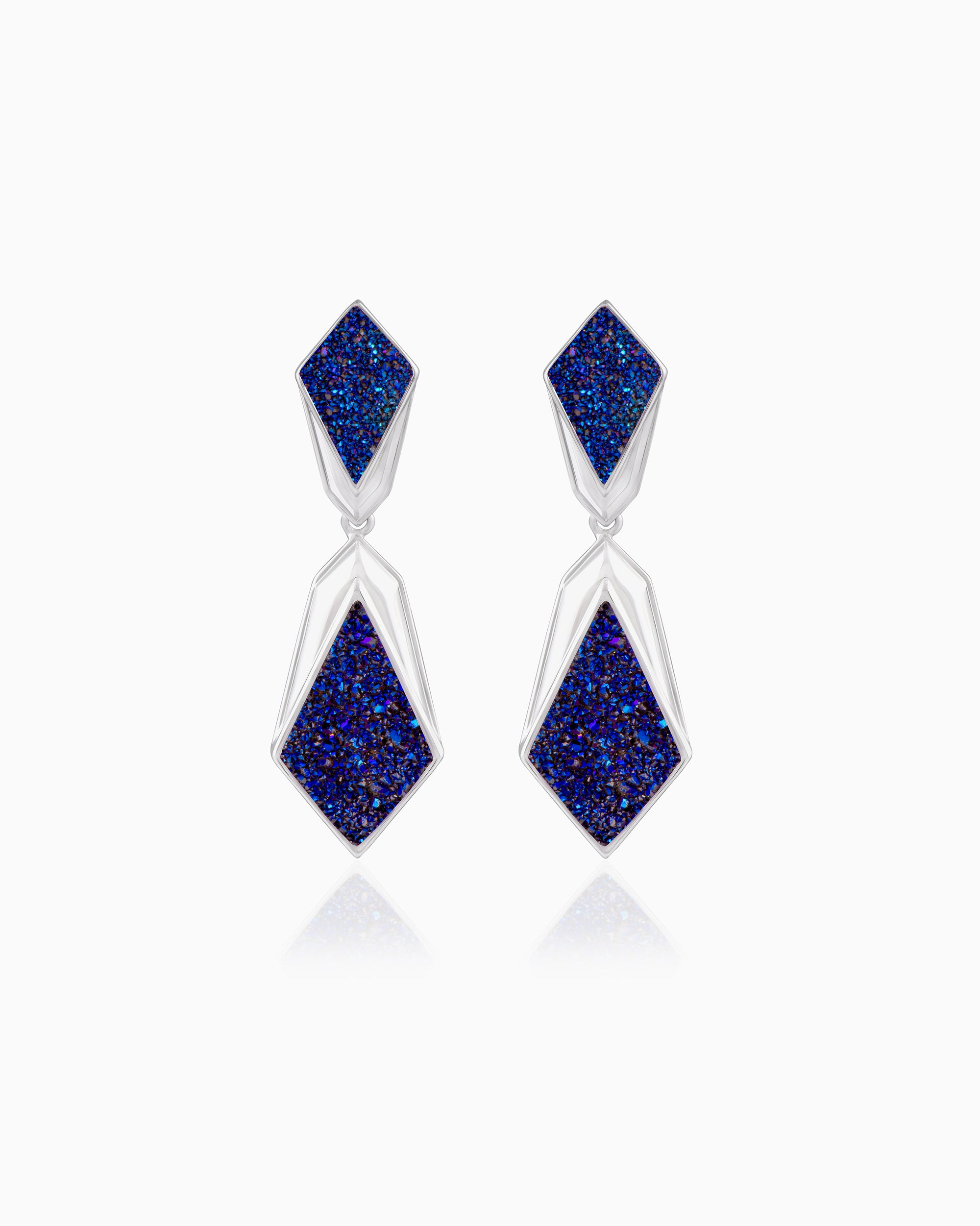 Azure Rhomb Danglers