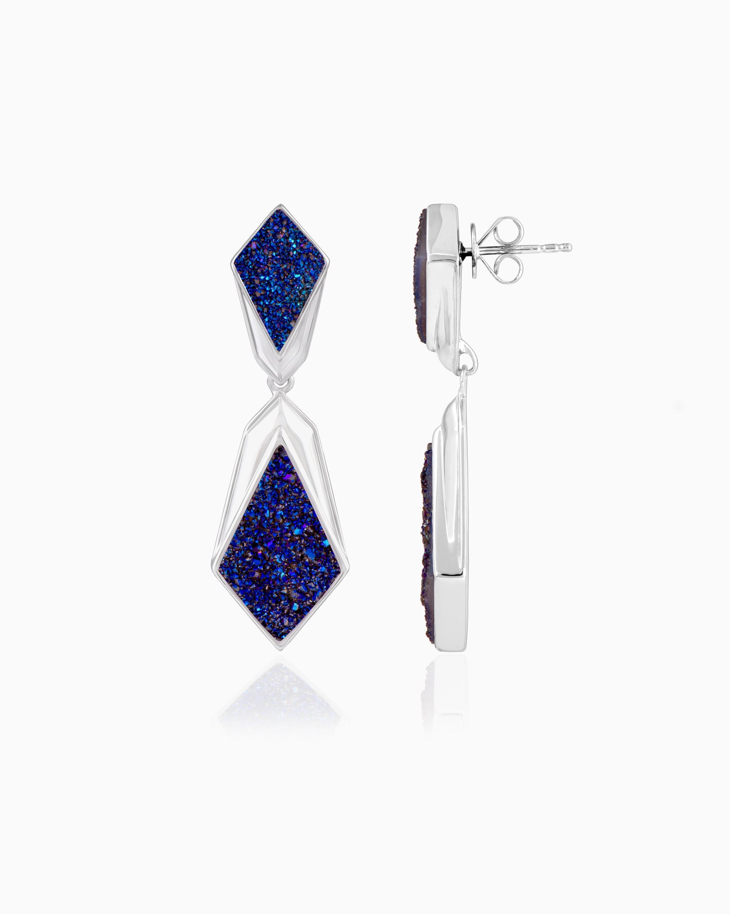 Azure Rhomb Danglers