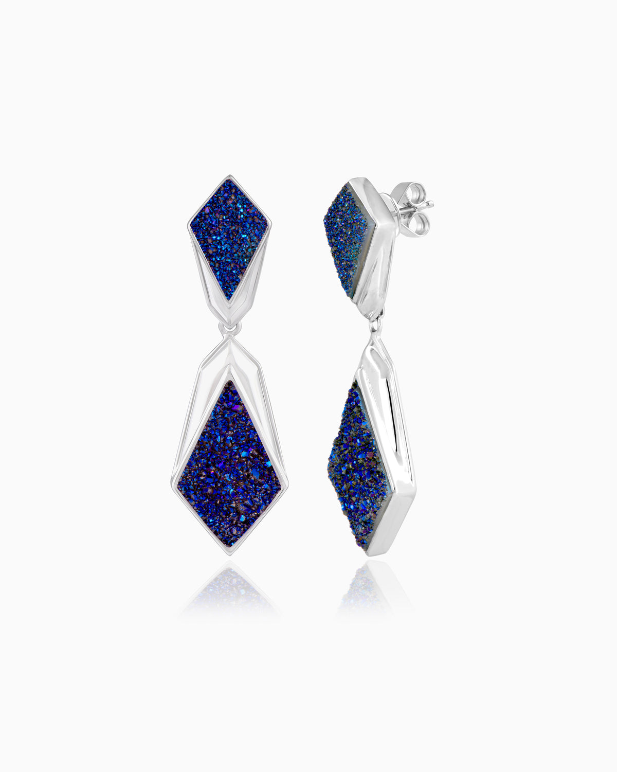 Azure Rhomb Danglers