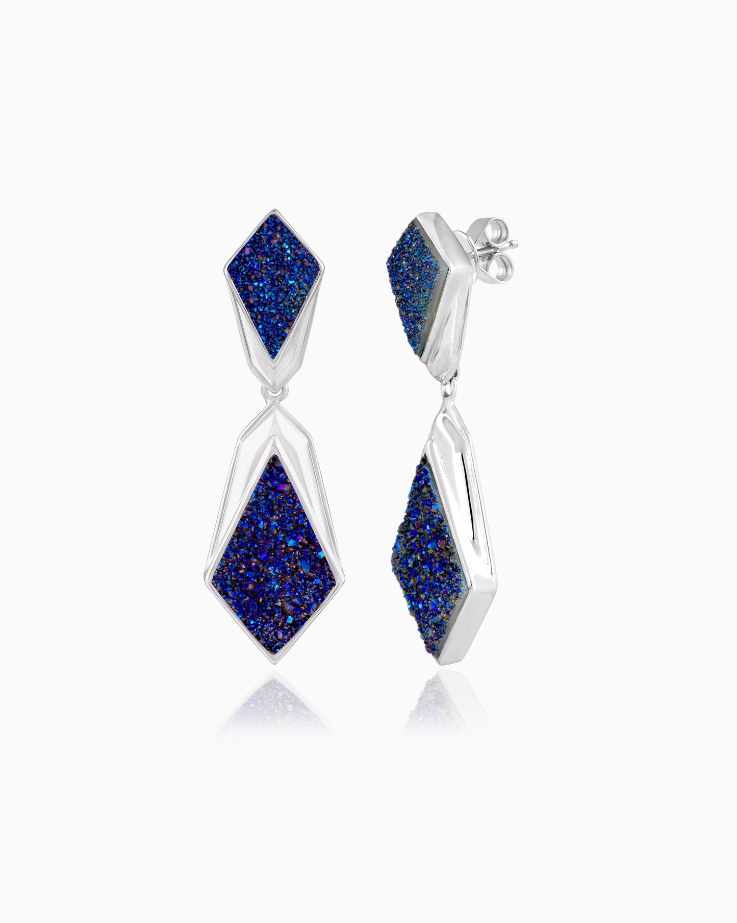 Azure Rhomb Danglers