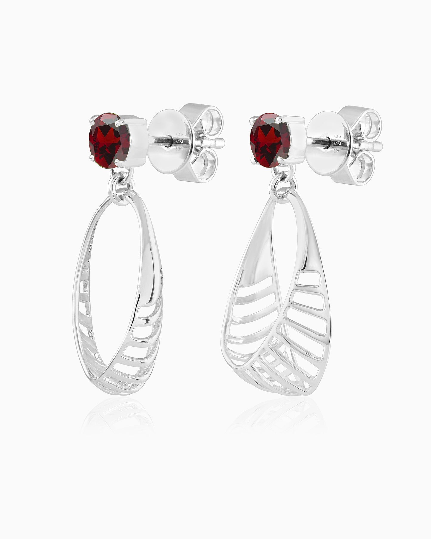 Cherry Hanging Basket Earrings