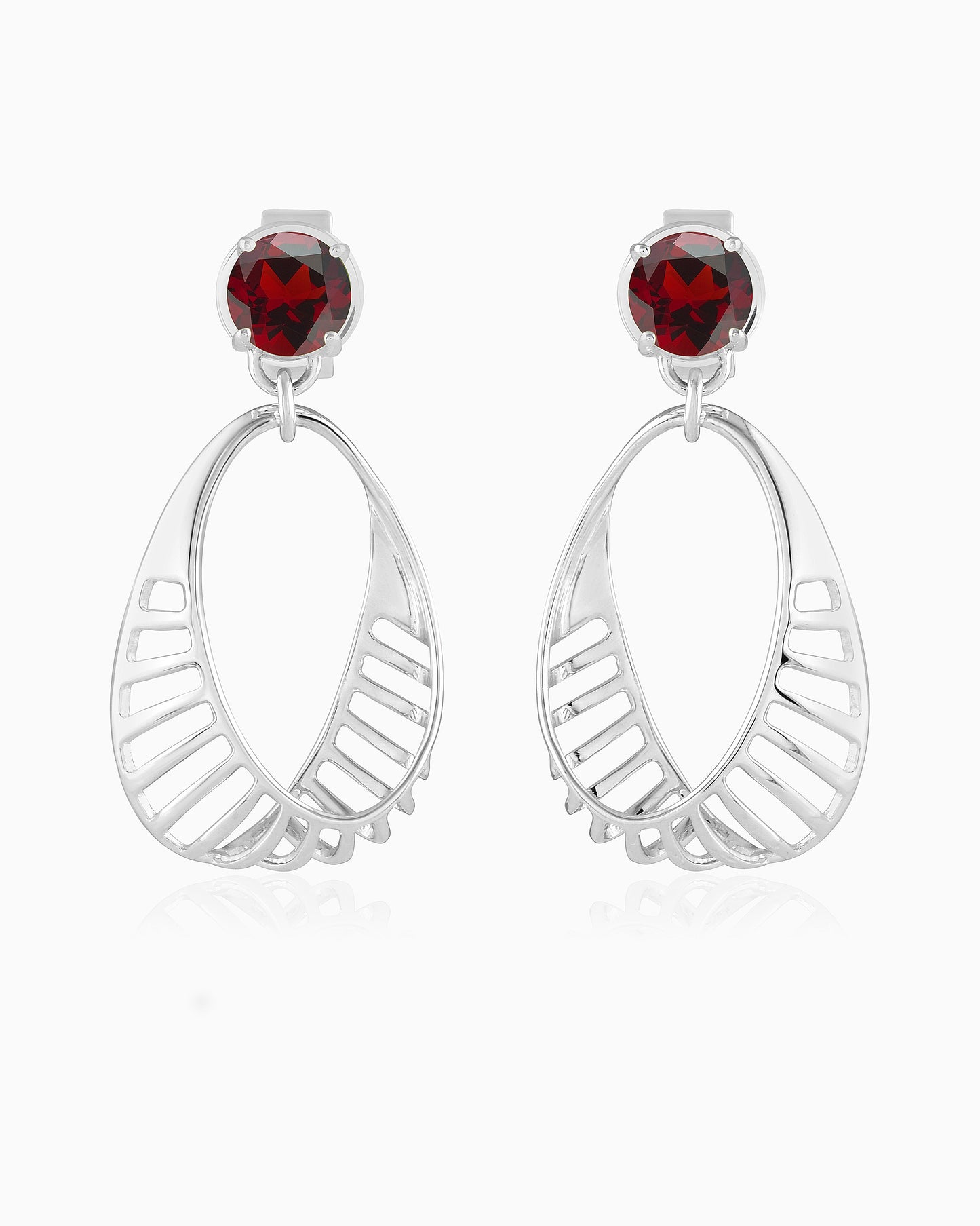 Cherry Hanging Basket Earrings