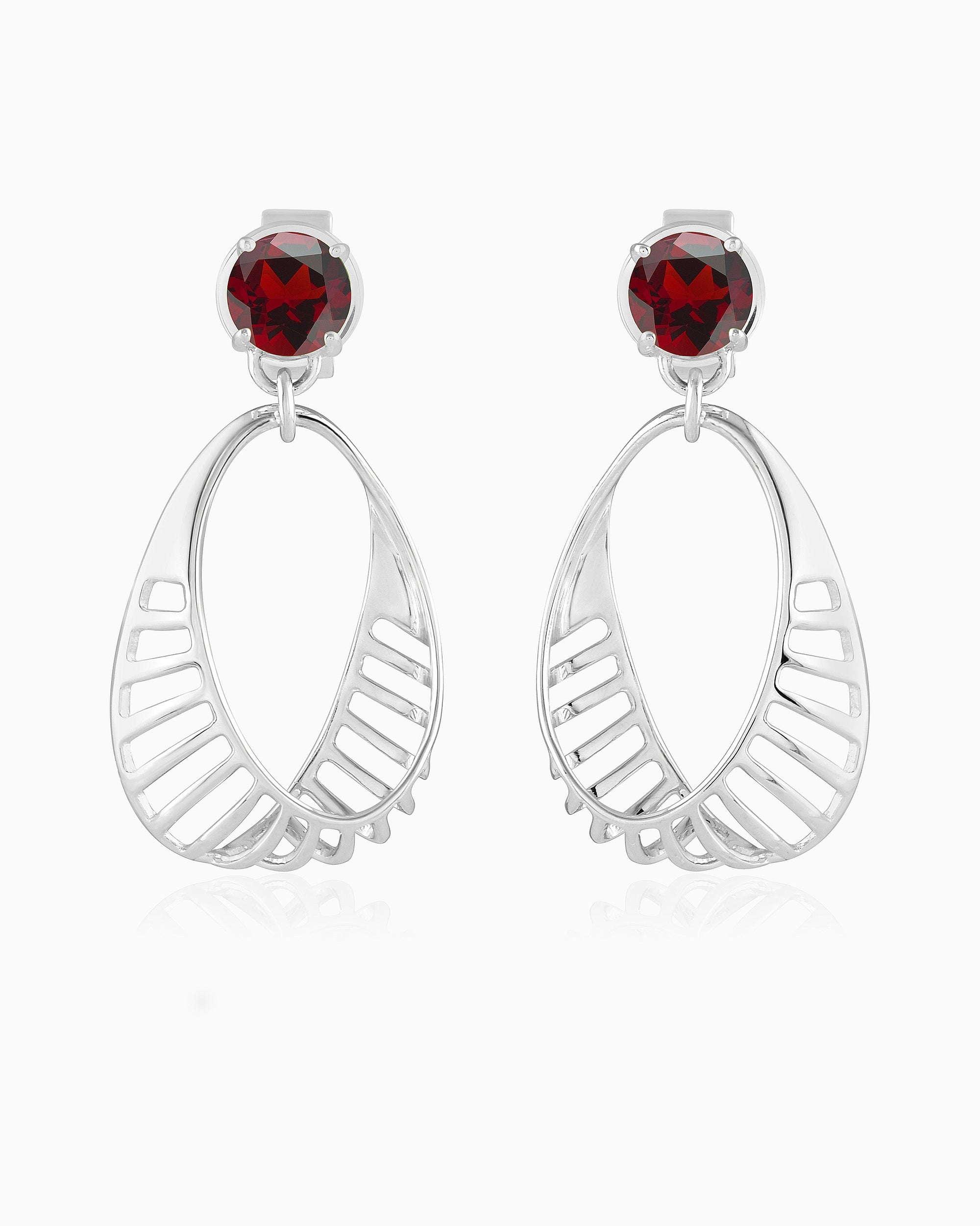 Cherry Hanging Basket Earrings