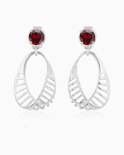 Cherry Hanging Basket Earrings