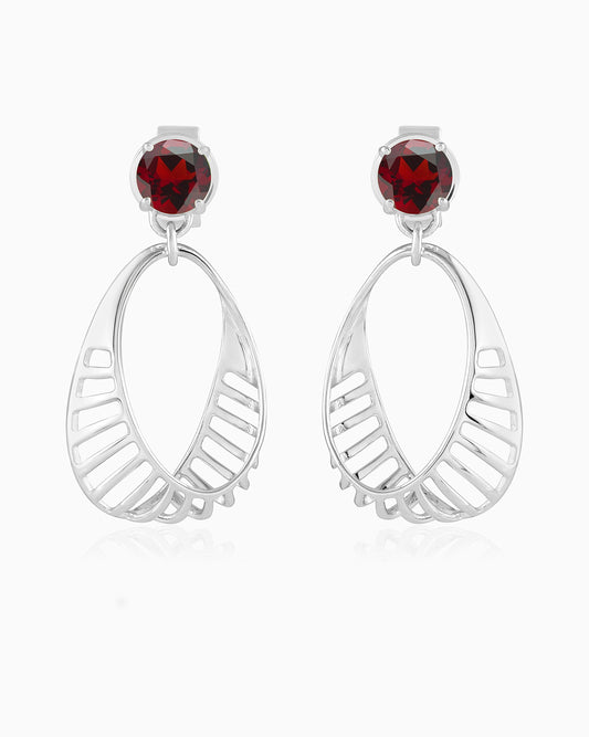Cherry Hanging Basket Earrings