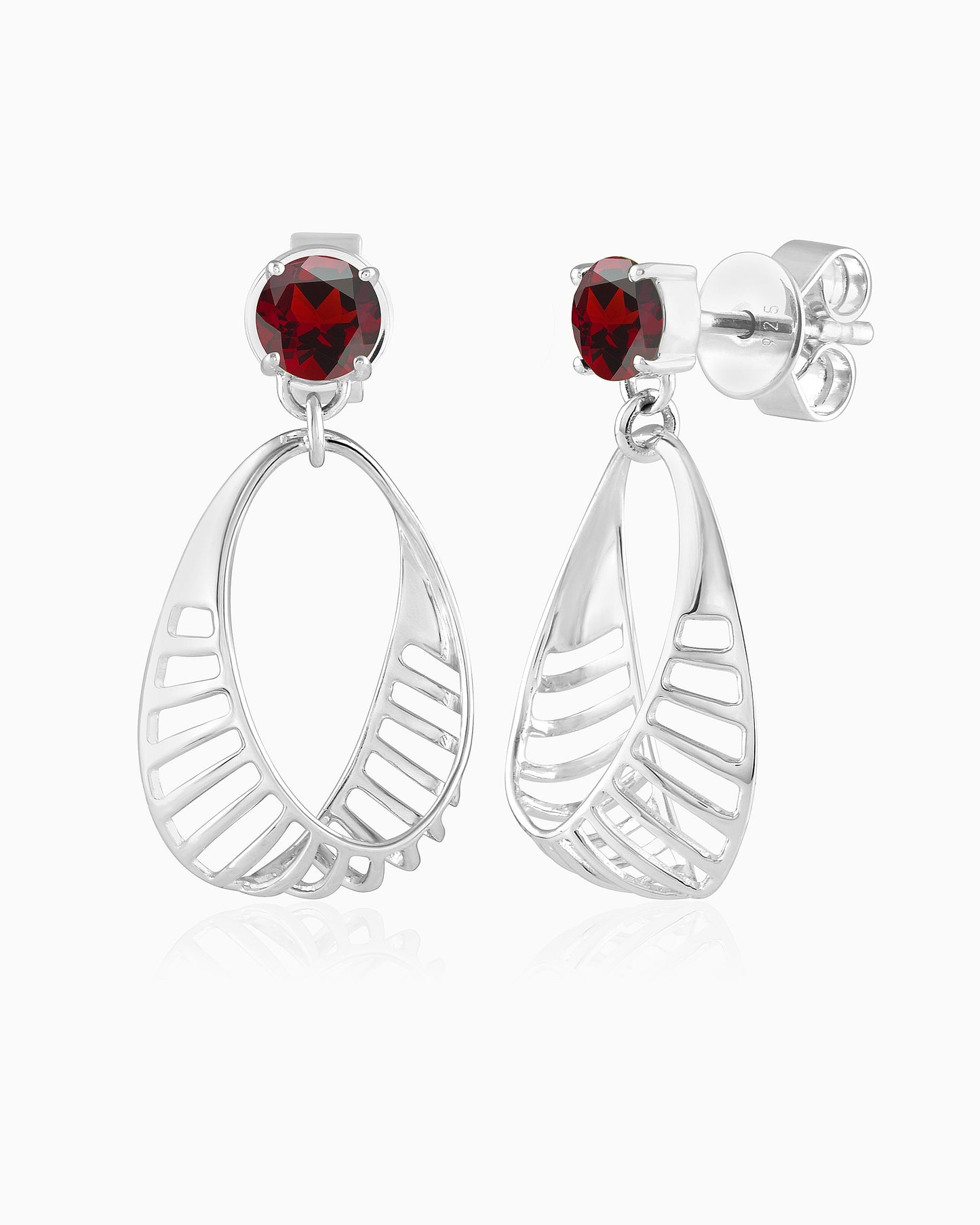 Cherry Hanging Basket Earrings