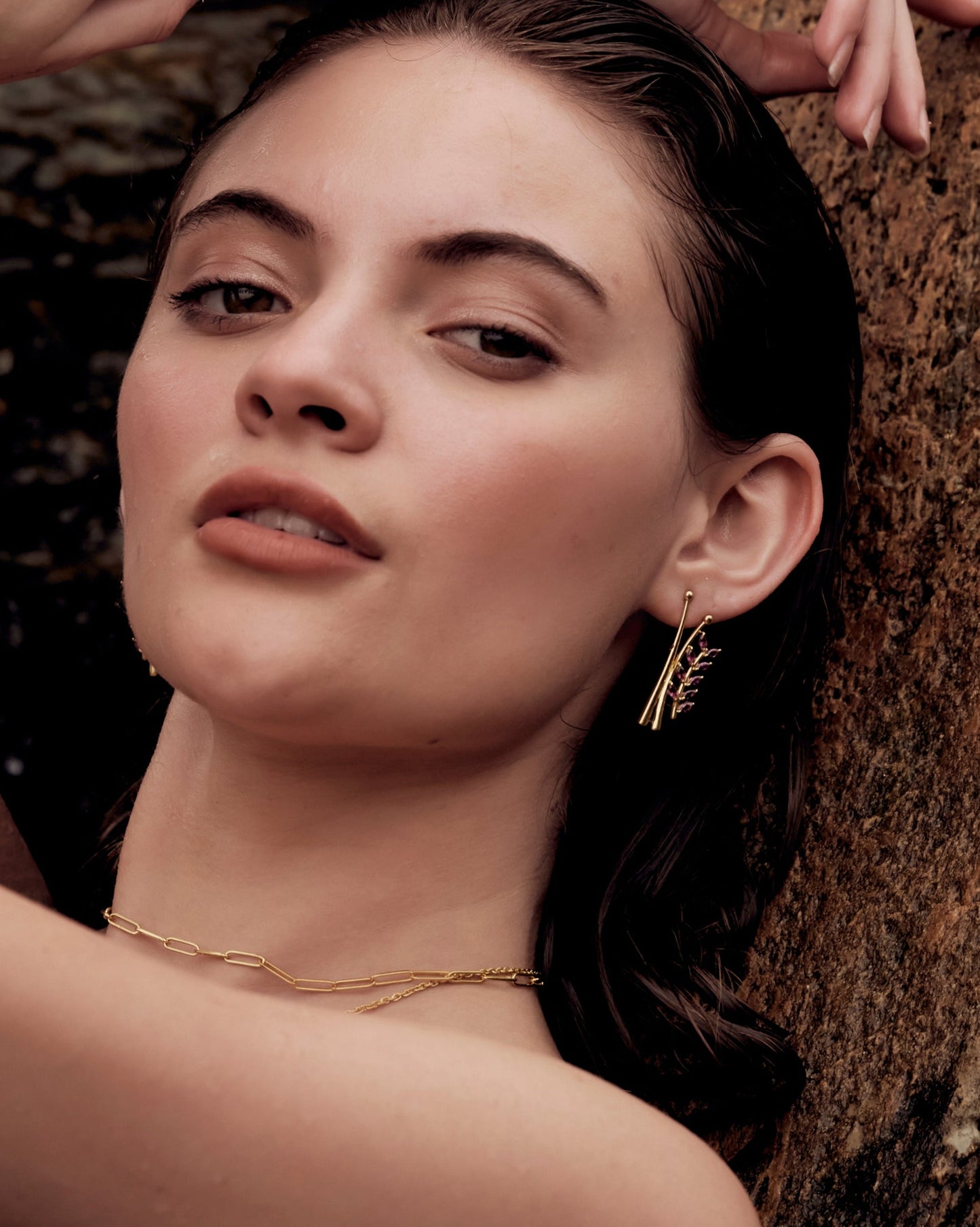 Rhodolite Muse Earrings