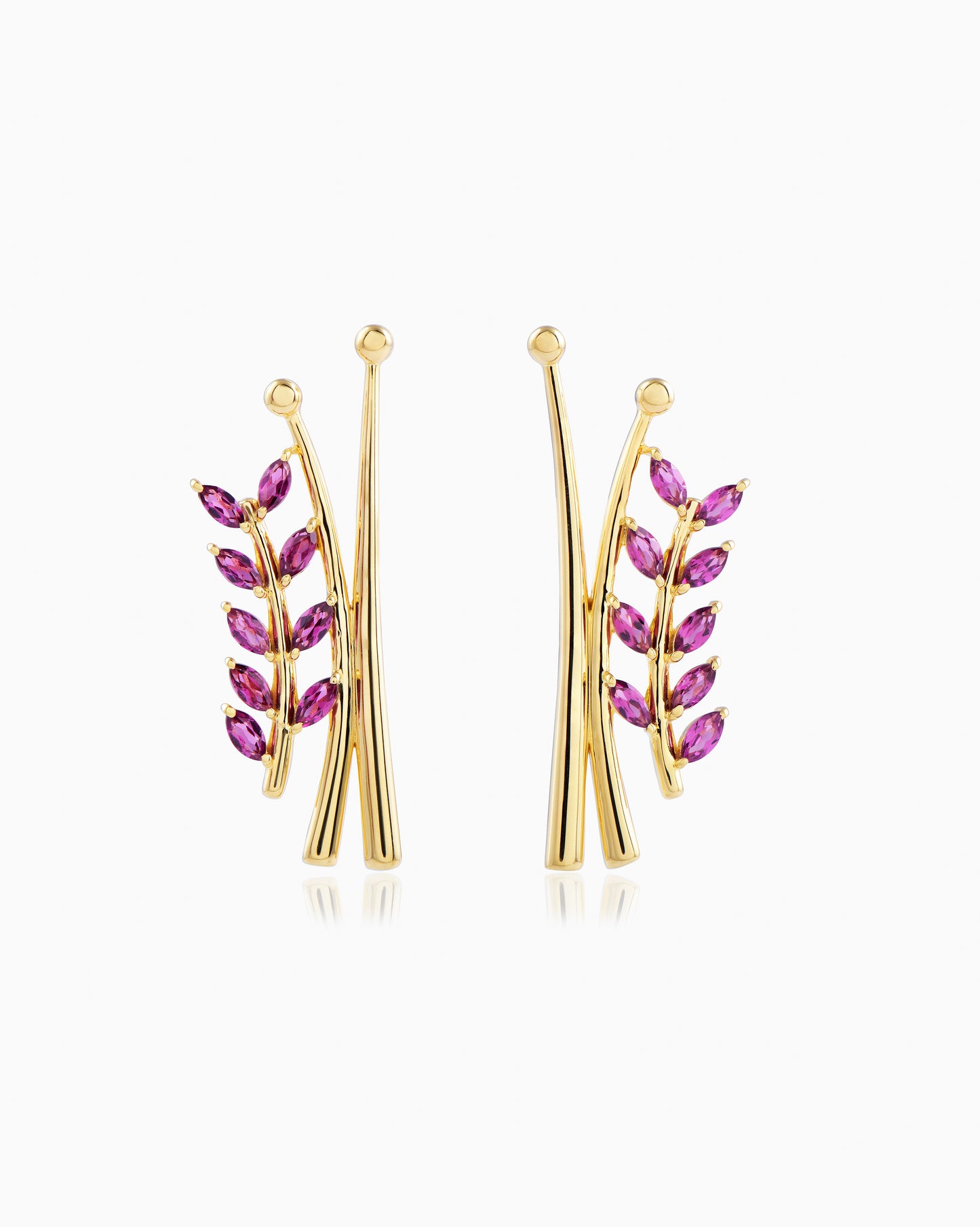 Rhodolite Muse Earrings