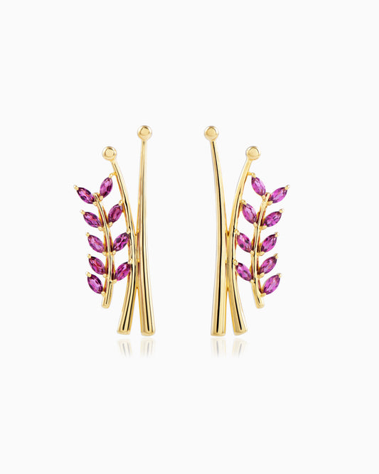 Rhodolite Muse Earrings