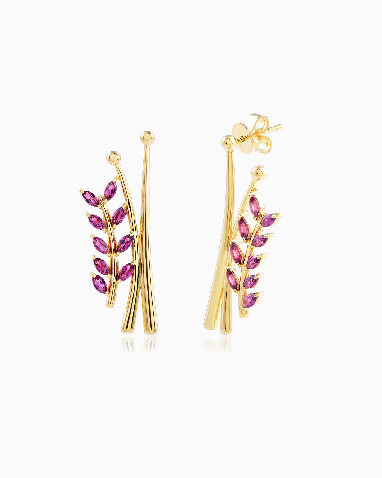 Rhodolite Muse Earrings