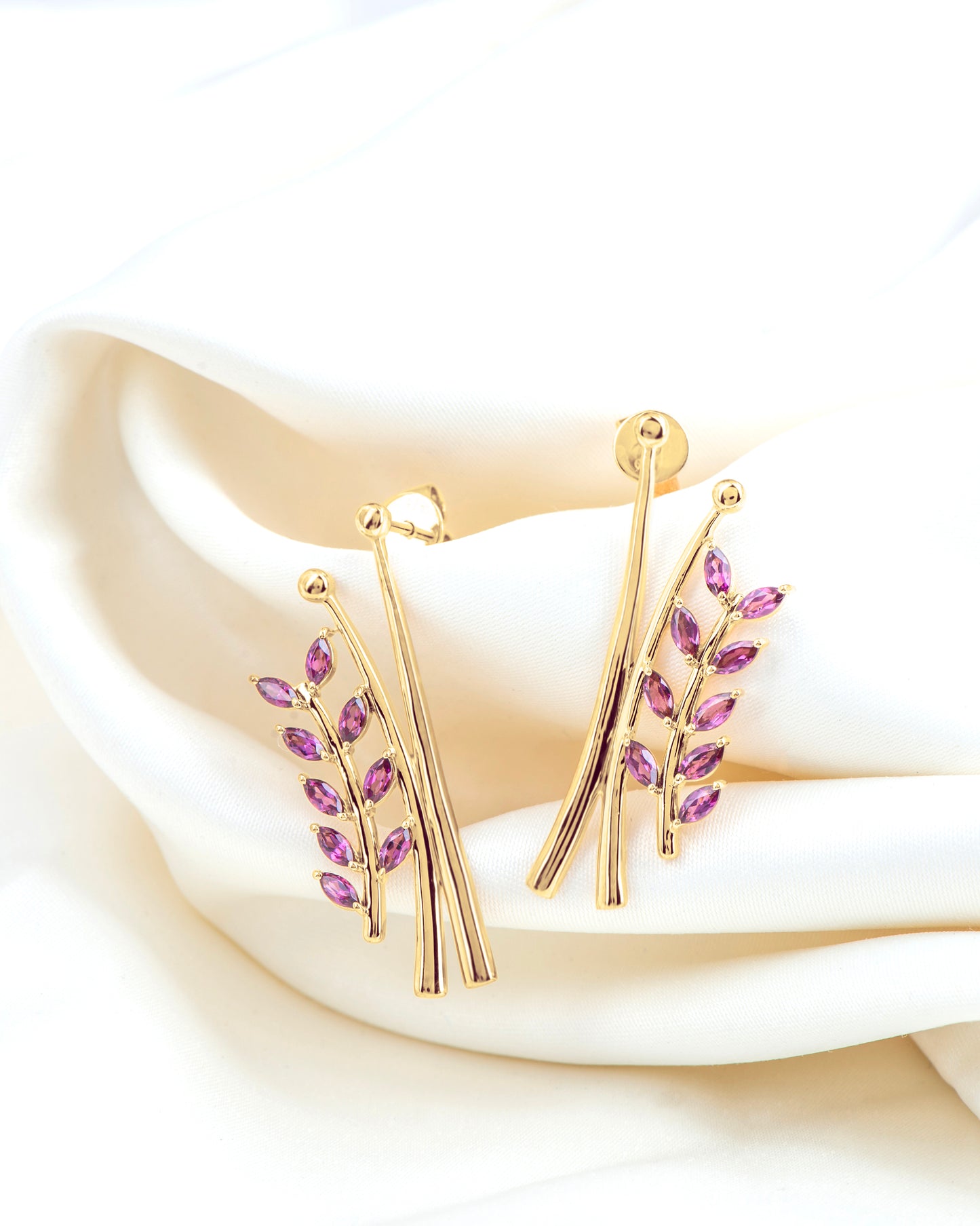 Rhodolite Muse Earrings