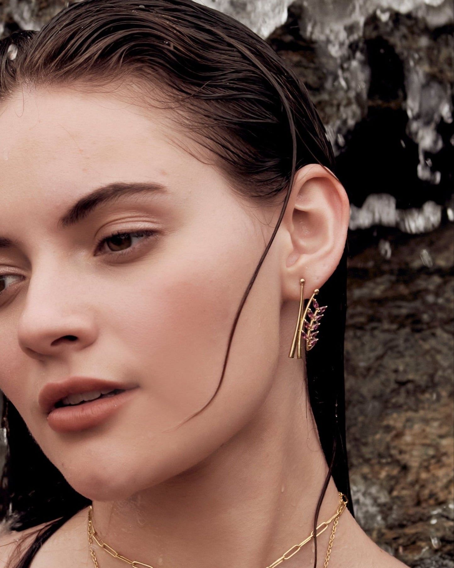 Rhodolite Muse Earrings