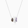 Orchid Abalone Necklace 18