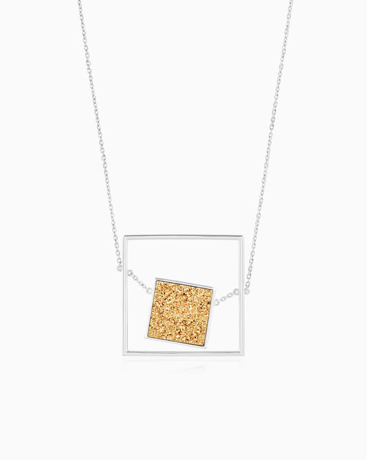 Auric Lozenge Necklace 24"