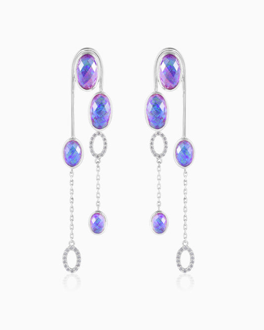 Comet Flare Space Earrings