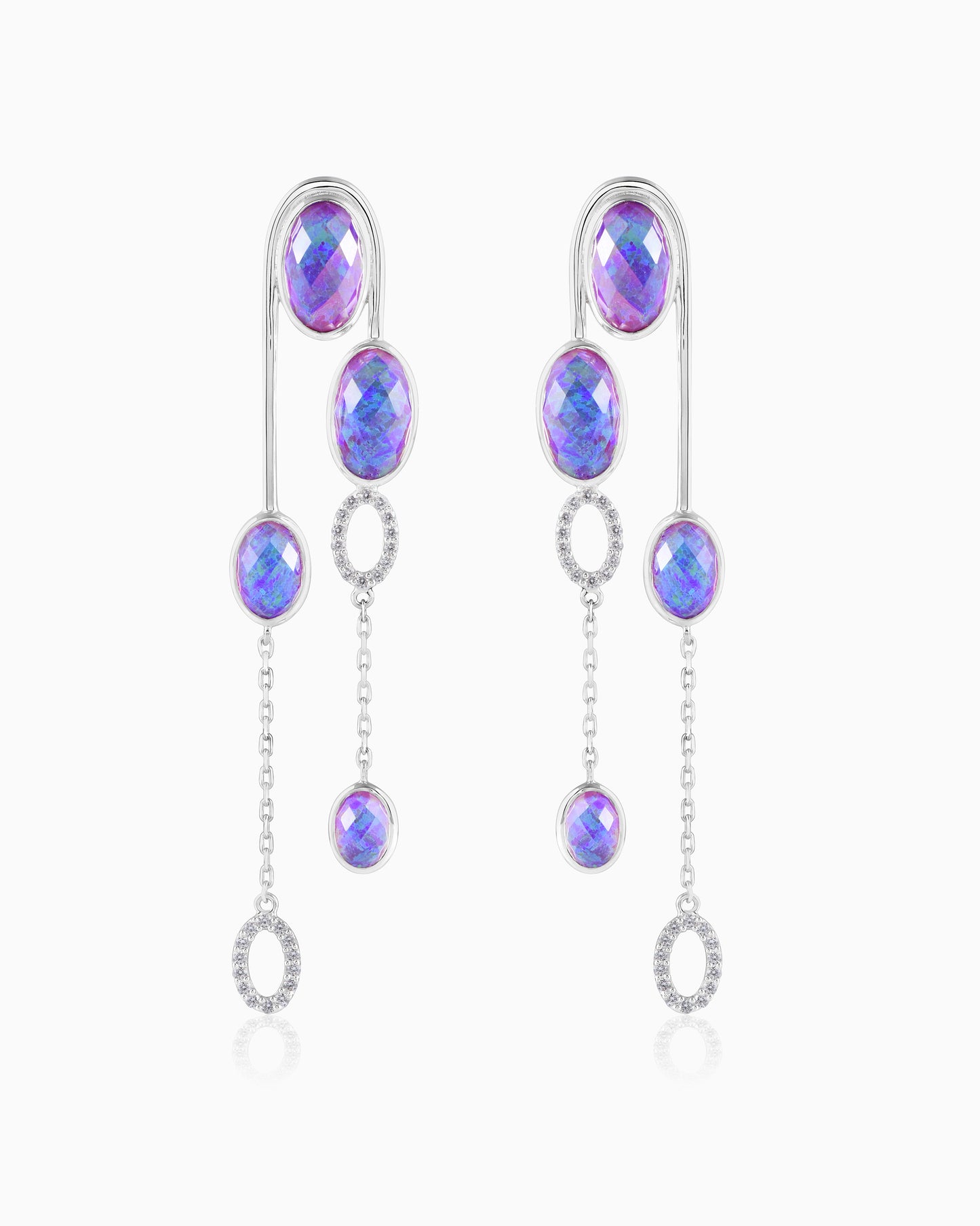 Comet Flare Space Earrings