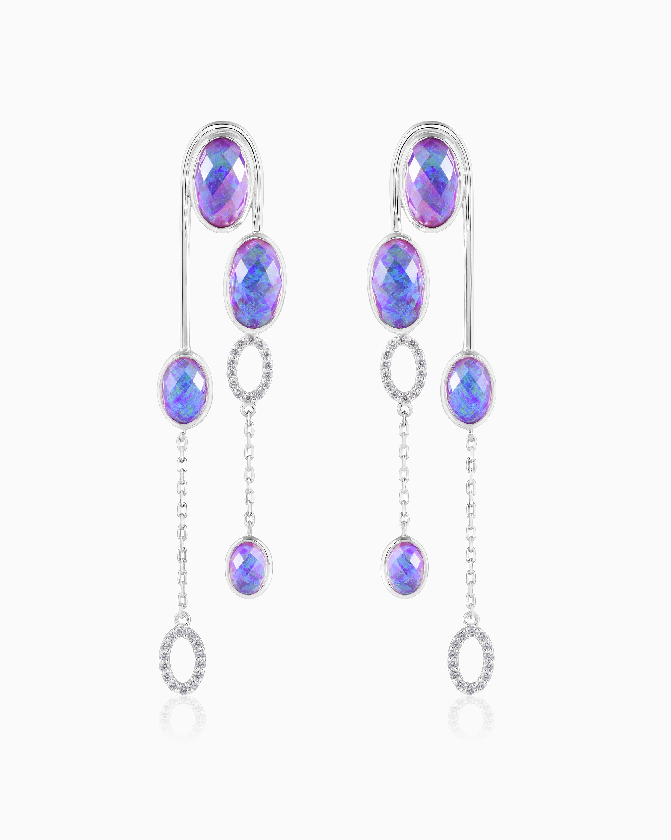 Comet Flare Space Earrings