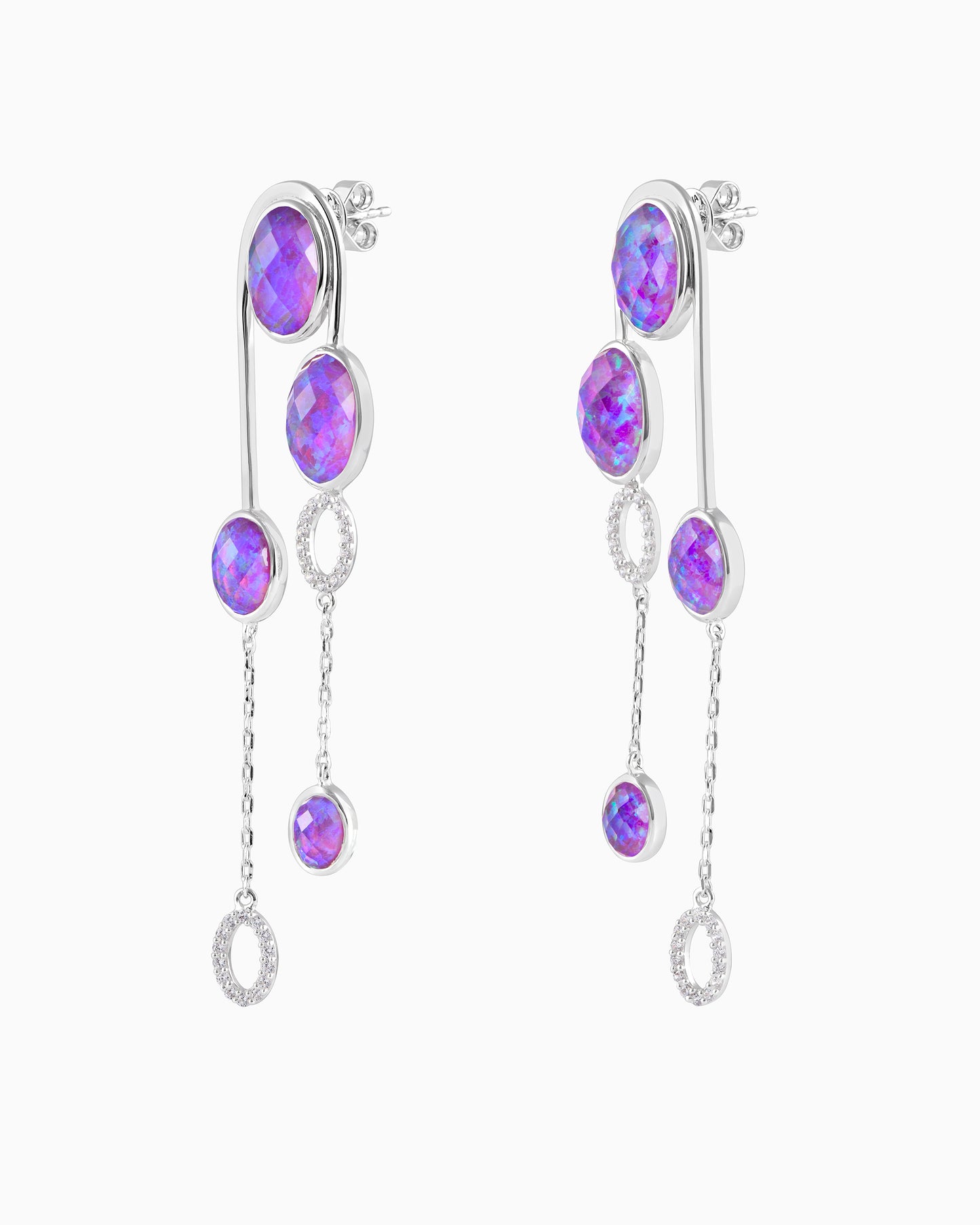 Comet Flare Space Earrings