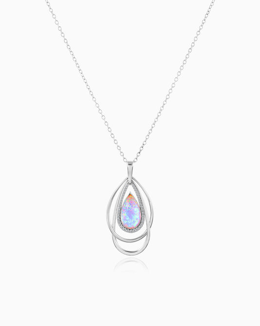 Milky Contour Pendant