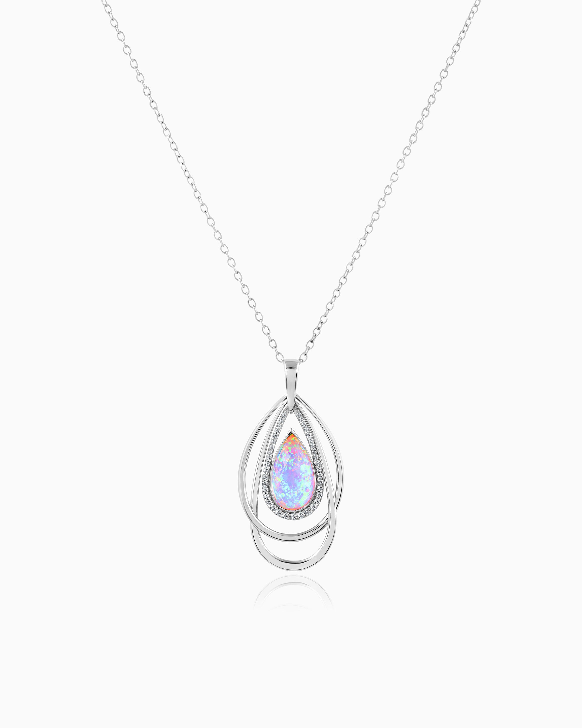 Milky Contour Pendant