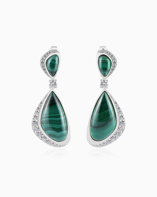 Jadecurrent Moss Wave Earrings