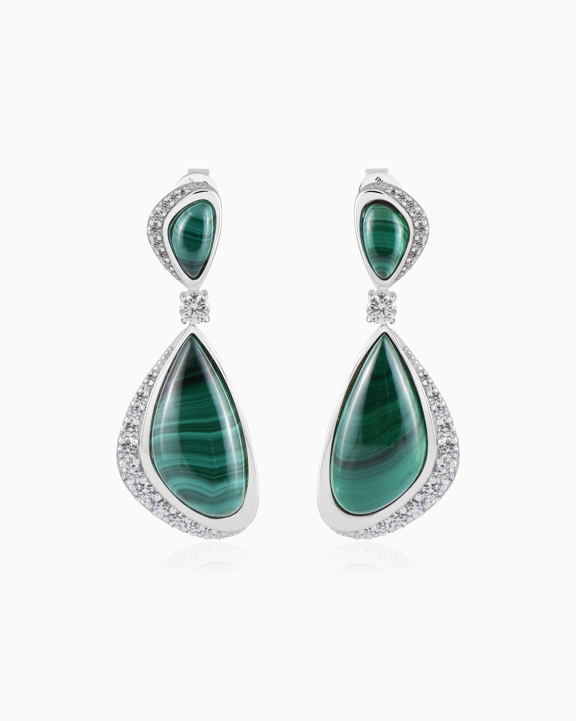 Jadecurrent Moss Wave Earrings